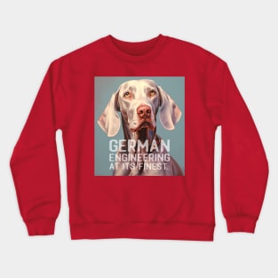 Weimaraner German Engineering Crewneck Sweatshirt